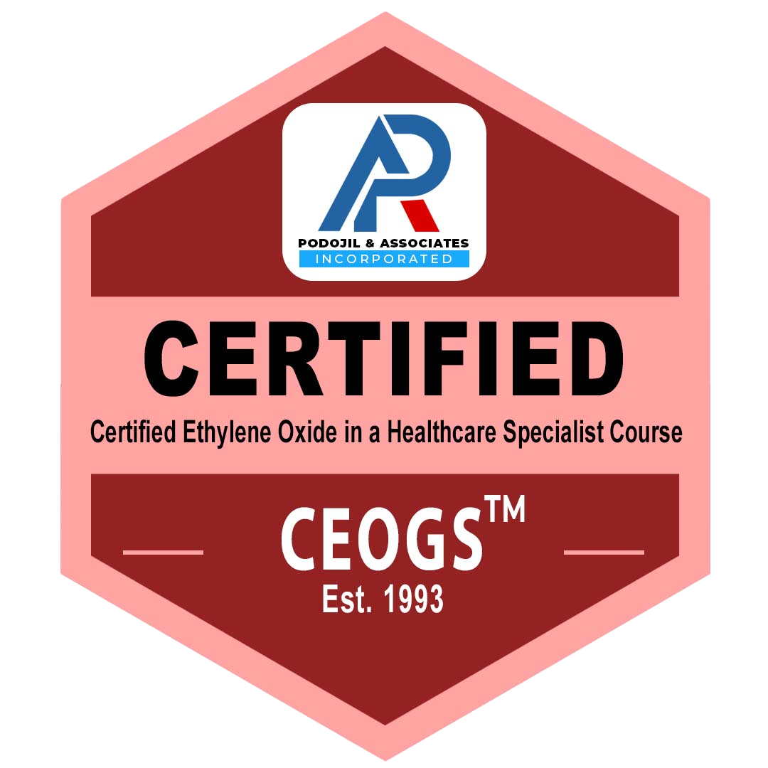 Certified Ethylene Oxide in a Healthcare Specialist Course (CEOHS) Badge